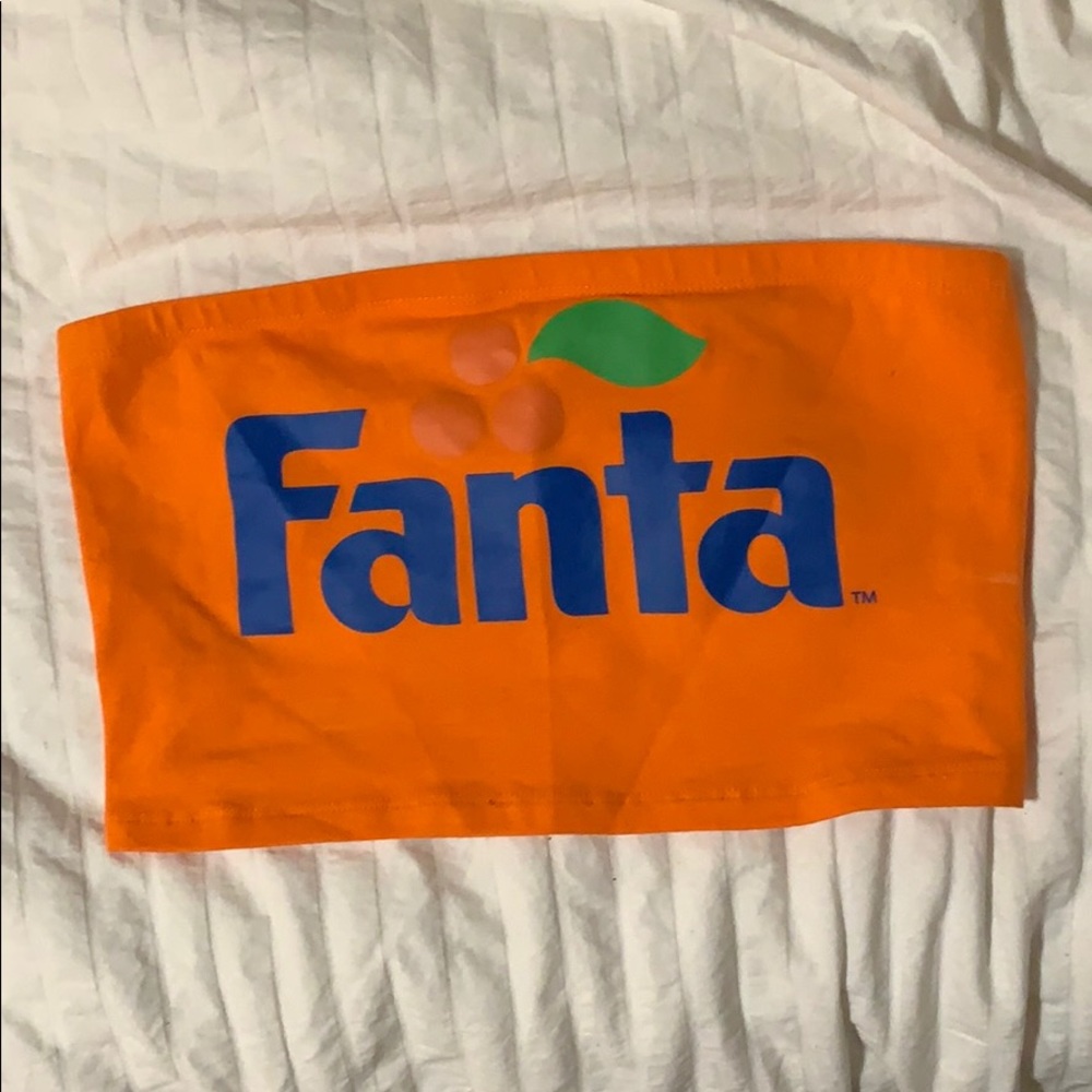 Fanta Orange soda tube top #forever21